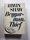 Bettler-Mann Dieb von Irwin Shaw Copyright 1977 Hardcover Vintage Buch in sku8.5