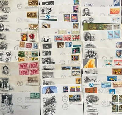 StampTLC US UN Children Scout Camp History Science Space Park Family Church Art - Image 1 of 4