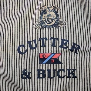 Cutter & Buck Cotton Canvas Cinch Sack Bag with Miller Lite Beer Logo - Picture 1 of 5