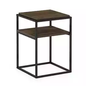 Furinno, Columbia Walnut, 2 Tier Stackable Shelf - Picture 1 of 2