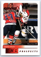 1999-00 Upper Deck MVP Stanley Cup Edition Andrei Shefer Rookie Halifax