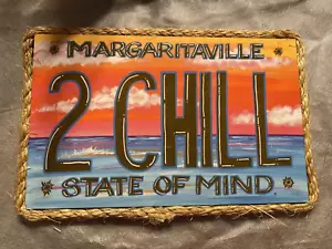 Jimmy Buffett's Margaritaville Wanddekor/Plakette 11"" x 7"" Seilborte - Neu Vintage - Bild 1 von 5