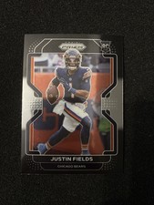 2021 Chronicles Black Silver Prizm Justin Fields Rookie