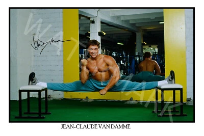Jean-Claude Van Damme large signed 12x18 inch photograph poster -Top Quality  - Image 1 of 3
