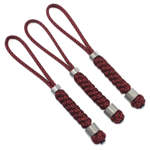 3 PACK Knife Lanyard 550 Paracord Lanyard For Knife EDC Backpack Zipper Pulls - Picture 1 of 5