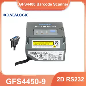 Datalogic GFS4450-9 1D 2D Imager RS232 Hands-free Fixed Barcode Scanner w/ Cable - Picture 1 of 7
