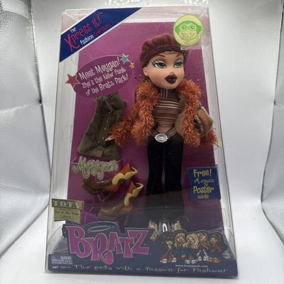Vtg 2002 Bratz MGA Meygan Xpress it Collection Fashion doll w/ Poster NEW NIB - Image 1 of 4