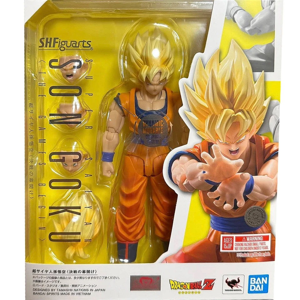 In-Stock Bandai S.H.Figuarts SUPER SAIYAN SON GOKU THE GAMES BEGIN Dragon Ball Z