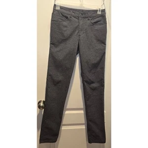 Lululemon ABC Hose Skinny Tech Canvas Gr. 30x32 meliert Deep Navy - Bild 1 von 8