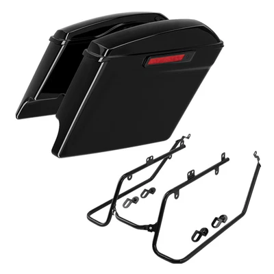 Soporte de conversión de alforjas duras apto para Harley Dyna Street Bob FXDB 08-17 09 Foto 1 de 4