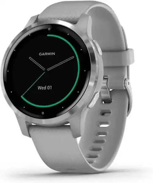 Garmin Vivoactive 4s 40 mm grau am Silikonarmband grau - Bild 1 von 1