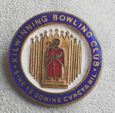 Kilwinning Bowling Club - Enamel Pin Badge Bowls Sports UK - Image 1 of 2