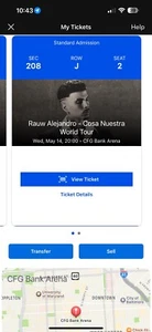 Cosa Nuestra World Tour Rauw Alejandro Tickets CFG Bank Arena Baltimore MD (2Tix - Picture 1 of 2