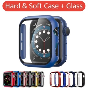 For Apple Watch Ultra Series 8/7/6/5/4/SE 49/45/44mm Case Cover Screen Protector - Picture 1 of 38