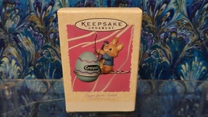 Hallmark Keepsake Ornament Easter Egg 1997 Crayola Eggs-pert Artist Bunny NEW - Picture 1 of 3