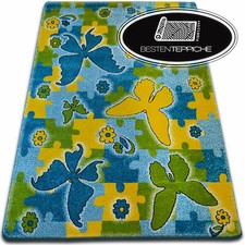 Carpets Soft and Sealed Kids Carpet KIDS C429 Butterflies Butterfly Blue
