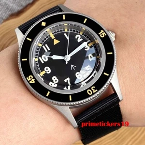 Orologio Uomo Automatico Tandorio Cassa Sabbiata 20bar NH35 Cupola Zaffiro Luminoso - Foto 1 di 7