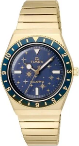 TIMEXWatch Q Timex Celestial 36mm TW2V53600 Gold - Picture 1 of 7