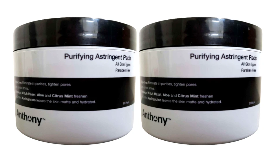 Men Purifying Astringent Pads 60 ct Set of 2 - Image 1 of 4