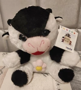 Peluche pupazzo promozionale pubblicitario Unipolsai assicurazioni mucca 18 cm - Foto 1 di 4
