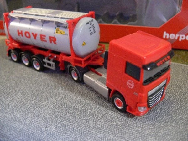 1/87 Herpa DAF XF SC Euro 6 HOYER Chemietankcontainer-SZ 306072 - Bild 1 von 1
