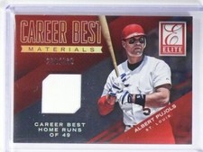 2015 Panini Elite Albert Pujols Career Best Materials Jersey #D226/299 #17