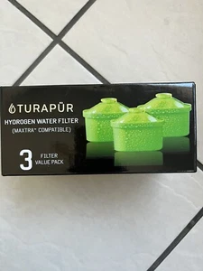 New Sealed 3-Pack Genuine Turapur Hydrogen Water Filter - Picture 1 of 6