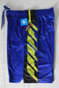 NEW Mens Athletic Shorts XL Blue Basketball Workout Gym Running Pockets Wicking - Picture 1 of 2