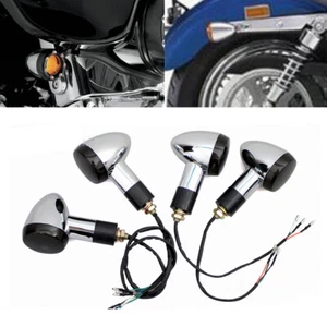 4 conjuntos de luces traseras de señal de giro LED de freno de bala para Honda VTX 1300 1800 - Imagen 1 de 5