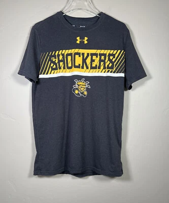 Wichita State Shockers T Shirt Mens Small WSU Under Armour Heatgear Loose Fit - Image 1 of 4