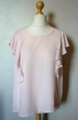 2 X Blusas La Redoute Edición R Manga Corta Volantes Laterales Talla 18 NUEVO Lote de Trabajo Foto 1 de 4