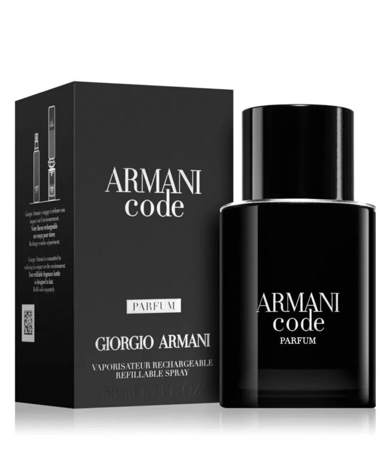 ARMANI CODE PARFUM POUR HOMME REFILLABLE SPRAY - 50 ml