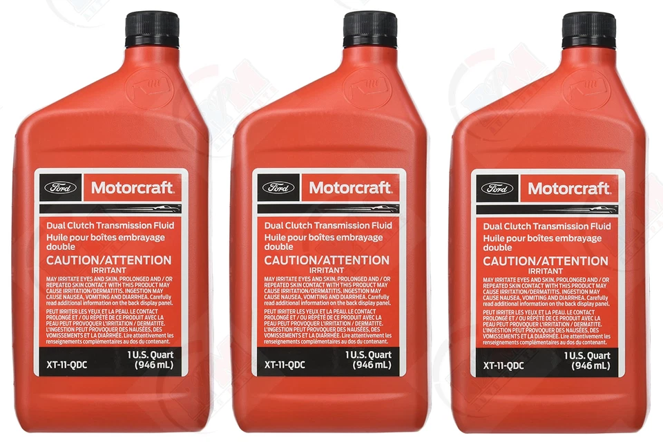 3-Quarts FORD Motorcraft Dual Clutch Transmission Fluid XT11QDC for Focus Fiesta - Изображение 1 из 1