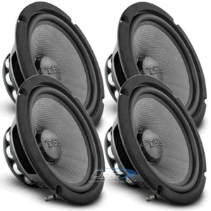 4x DS18 PRO-CF8.2NR 8" Carbon Fiber Neodymium Mid-Bass Speakers 600 Watt 2-ohm - Picture 1 of 6