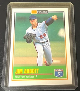 Tarjeta de béisbol Jim Abbott 1993 Duracell Oddball #16 New York Yankees - Imagen 1 de 1