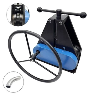 Manual 1-1/2" Round Tube Bender Roller Max thickness 0.08" Min 13.8" Bend Radius - Picture 1 of 22