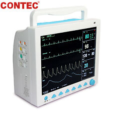 Contec CMS8000 Vital Signs ICU CCU Patient Monitor, ECG SpO2 Pr NIBP Temp Resp