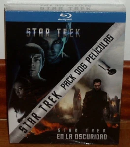 Star Trek + Star Trek Into Darkness 2 Blu-Ray New Sealed (Unopened) R2 - Picture 1 of 4