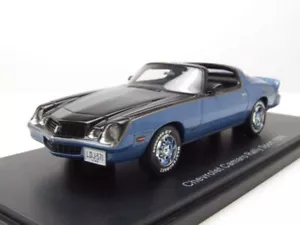 Chevrolet Camaro LT 1978 blu metallizzato modelli auto 1:43 modelli in scala neo - Foto 1 di 9