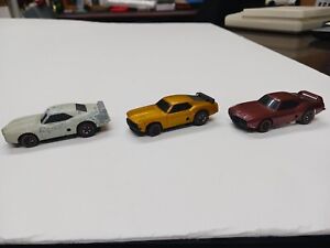 Hot Wheels Redline Vintage Sizzlers Mustang Trans Am, 3 car lot untested