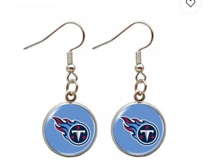 Tennessee Titans Football Team Earrings Fan Decor Merch Jewelry - Picture 1 of 1