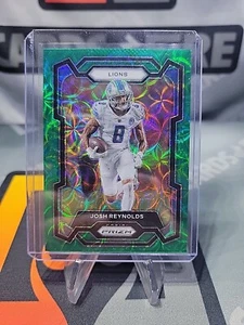 2023 Prizm Football Josh Reynolds Green Scope /75 Lions - Picture 1 of 3