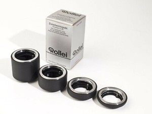 Rollei Extension Tubes Set for Rolleiflex SL35 - QBM - exc.++