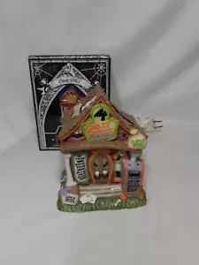 Mini casa de Halloween iluminada vintage 1998 Creepy Hollow Post “Ghost Office” - Imagen 1 de 10