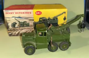 Oldtimer Dinky 661 Bergetraktor Originalmodell mit Reproduktionsbox (2210) - Bild 1 von 6