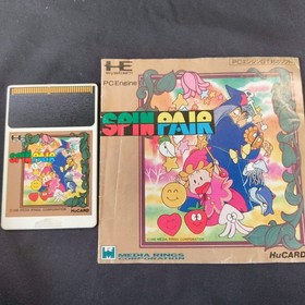 SPIN PAIR NEC PC Engine TurboGrafx-16 PCE game with Manual, Working, Japan