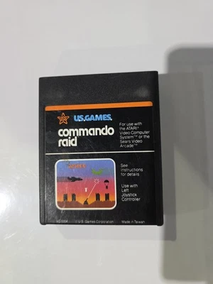 Commando Raid (Atari 2600, 1982) Video Game Cartridge Only -Cleaned, Tested- - Image 1 of 4