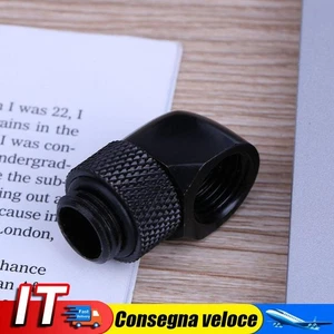G1/4 Connettore per tubo dell\'acqua rotante a doppia filettatura interna estern - Afbeelding 1 van 8