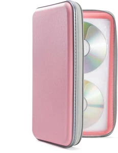 Porta DVD Custodia CD/DVD Raccoglitore Portafoglio Capacità 160 Custodie Organizzatore Portatile - Foto 1 di 6
