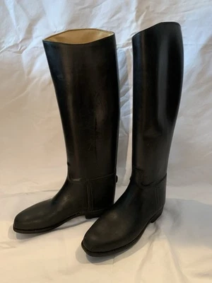Botas hasta la rodilla de goma Wembley de colección de los años 80 para montar/moda Wms talla 8,5 para hombre 7-7,5 Foto 1 de 4
